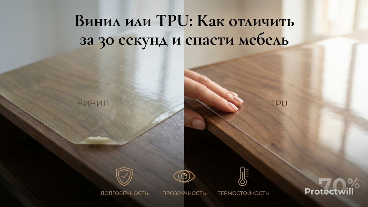 4 способа отличить виниловую плёнку от полиуретановой за 30 секунд