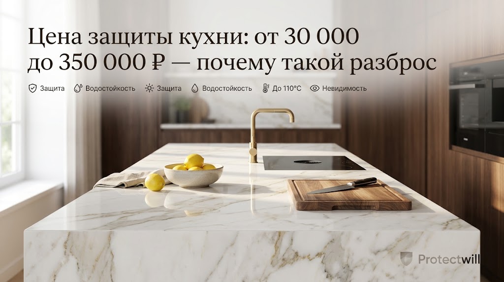 Цена защиты кухни в Москве: от 30 000 до 350 000 — почему такой разброс