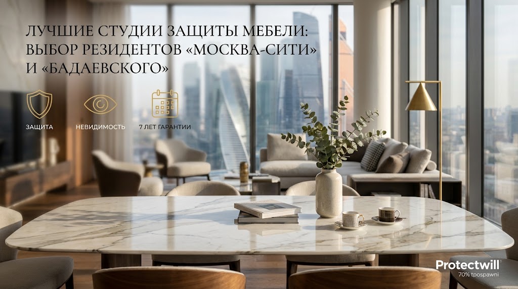Лучшие студии защиты мебели в ЖК «Бадаевский», «Хедлайнер», Москва-Сити — кому доверяют резиденты