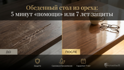 Муж пилил доску на обеденном столе из ореха — 5 минут «помощи» = 90 000 ремонта