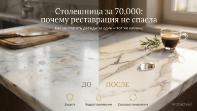 Заказал реставрацию столешницы за 70 000 — через 5 месяцев нужна была снова