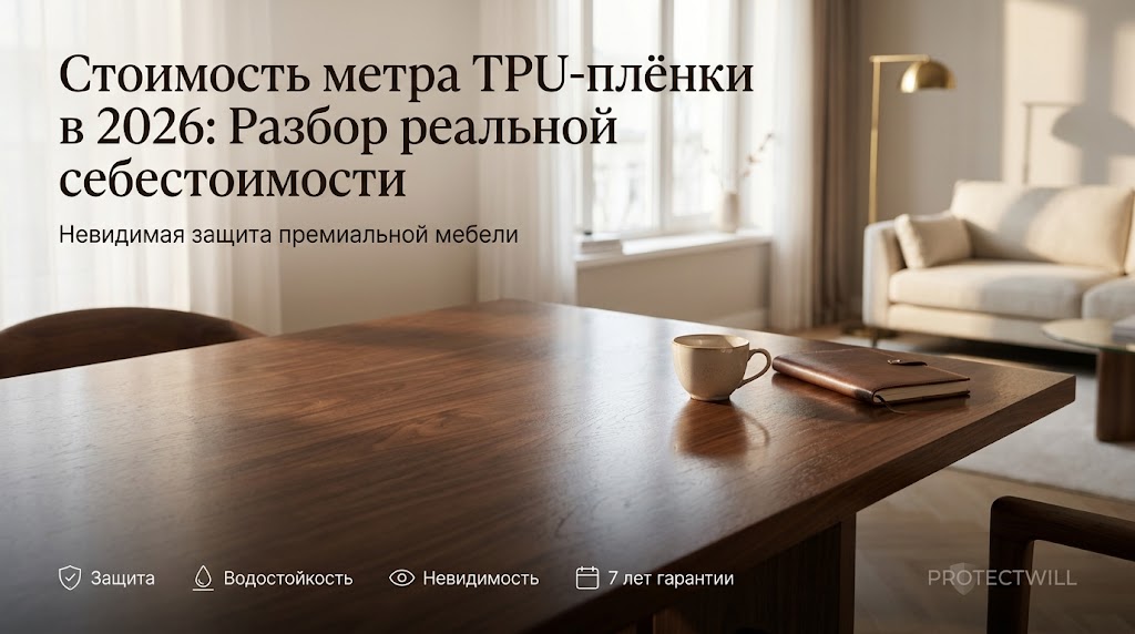Сколько реально стоит метр TPU-плёнки на мебель в 2026 — разбор себестоимости