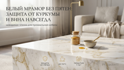 Свекровь пролила куркуму на белый мрамор — пятно осталось навсегда