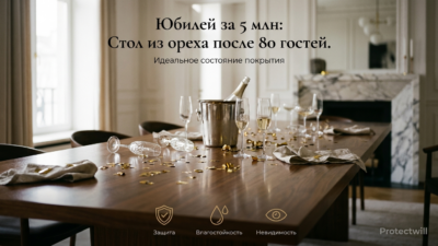 Юбилей за 5 млн у клиента — почему мебель не пострадала после 80 гостей