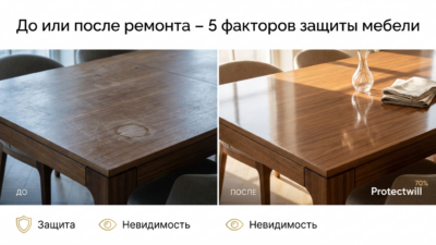 До ремонта или после — 5 факторов, которые меняют решение по защите мебели