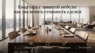 Продал квартиру с защитой мебели — насколько подняли цену сделки