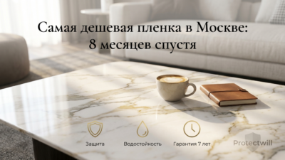 Самая дешёвая бронеплёнка в Москве за 3 500 ₽/м² — что показала экспертиза через 8 месяцев