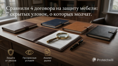 Сравнили 4 договора на защиту мебели от разных компаний — нашли 7 одинаковых уловок