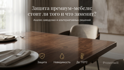 Заводская защита мебели от производителя — стоит ли денег и что её заменяет