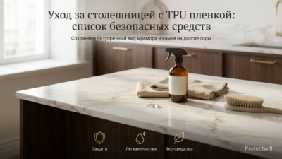Чем мыть столешницу после оклейки — список безопасных средств