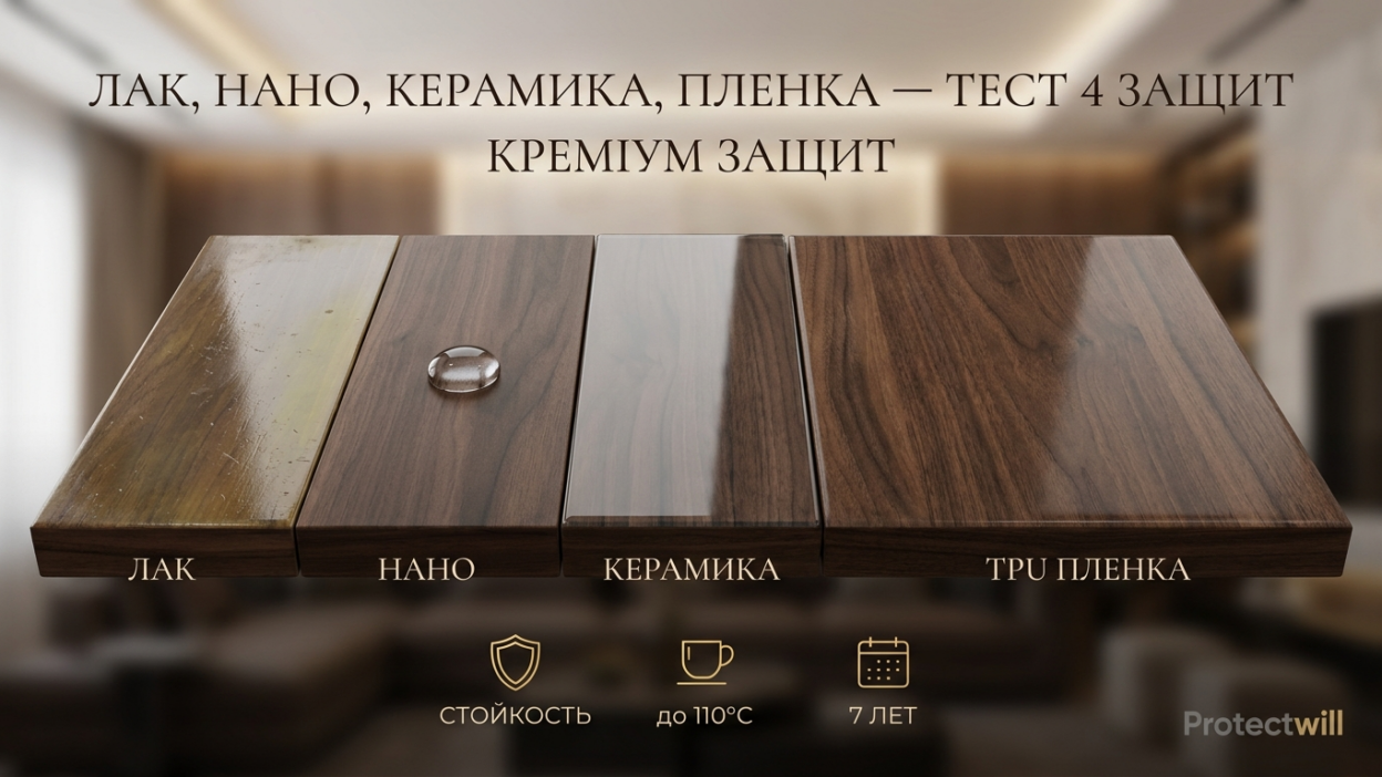 Лак, нанопокрытие, керамика, плёнка — лабораторный тест 4 способов защиты